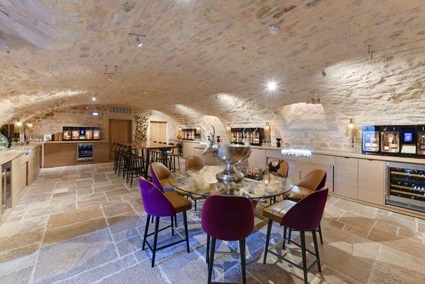 Wine tasting cellar