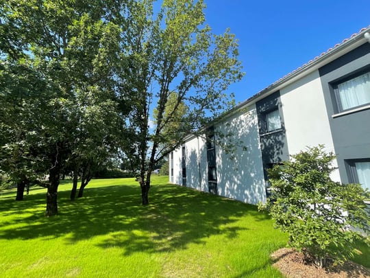 Exterior of the hotel