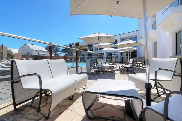 Lounge Area by Swimming Pool