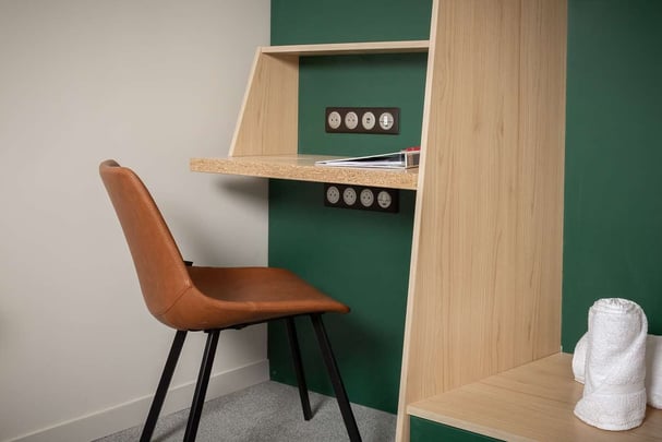 Desk and chair