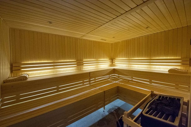 Inside Sauna