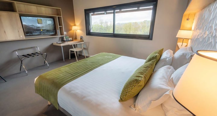 King room view from the bed