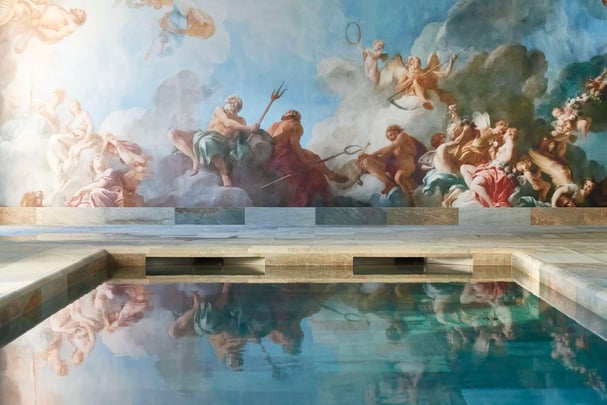 piscine vue face best western premier hotel des vignes et des anges pauillac