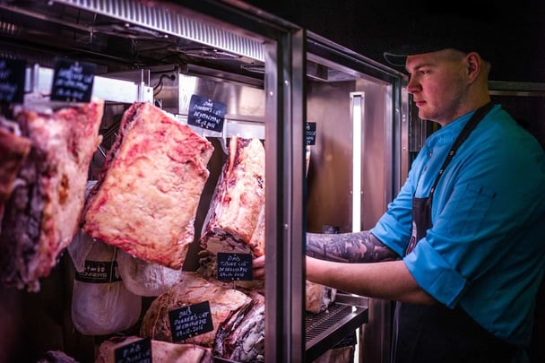 Dry-aged steaks from Cuxland cattle