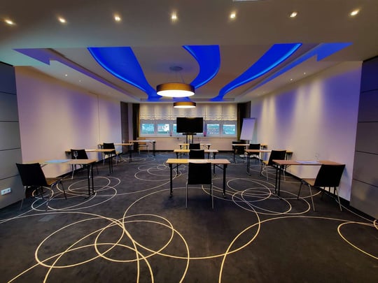 conference room with distance
