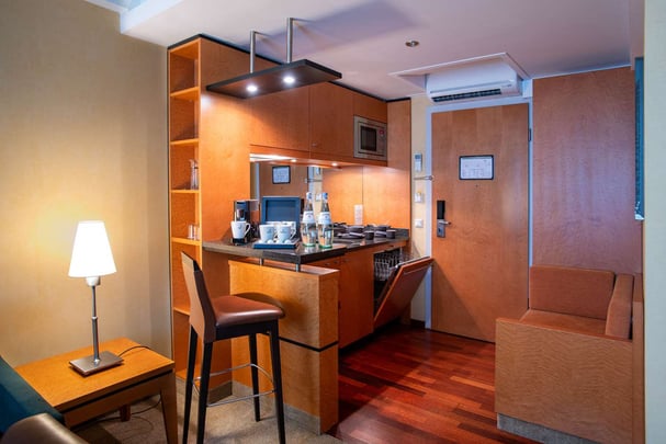 Guest room kitchenkitchenette