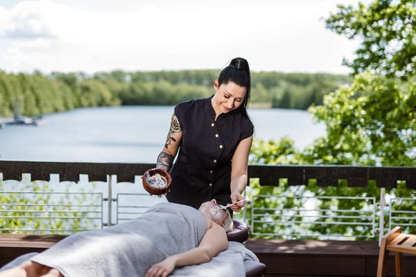 beauty with lake view