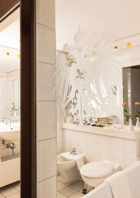 view into the bathroom