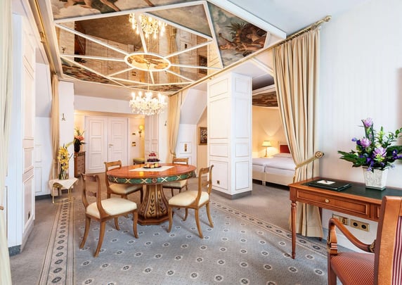 Tsar suite living area