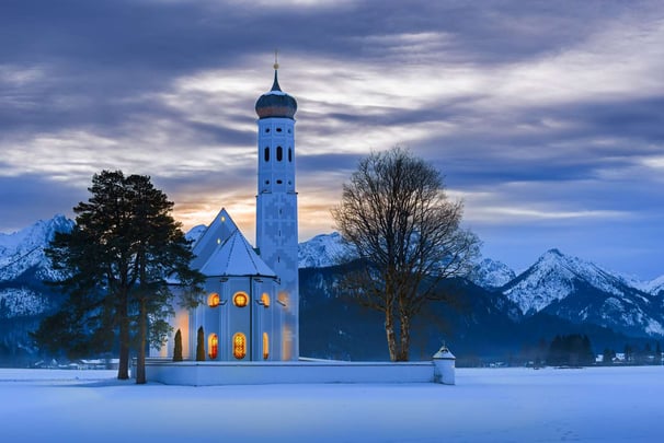 St. Coloman Church Winter