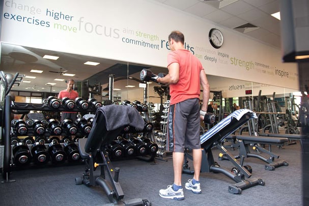 Health club  fitness center  gym