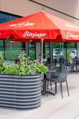 Outdoor sitting area