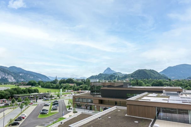 View from the top floor of the hotel