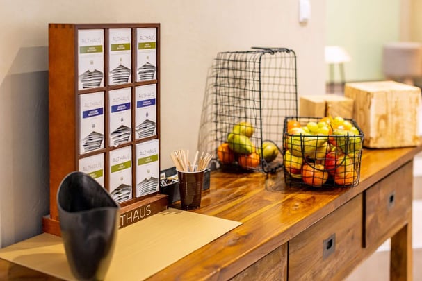 Tea and fruit station