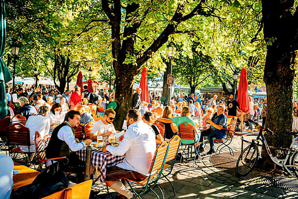 beer garden Munich