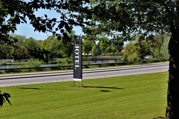 Outside Taastrup Park Hotel