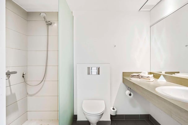 King deluxe room bath