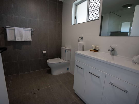 Renovated Bathroom with walk-in shower