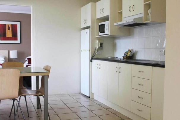 One Bed Apart Kitchen dining a
