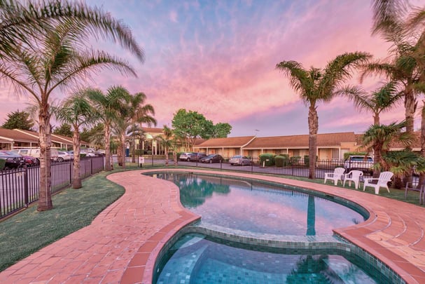 Swimming Pool -Sunset