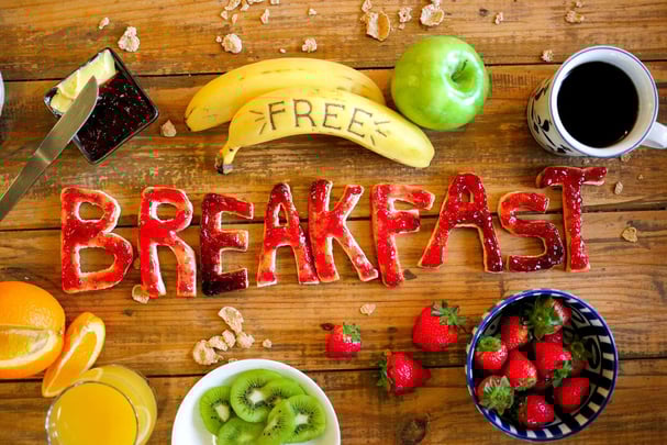 Free continental Breakfast for up to 2 guests