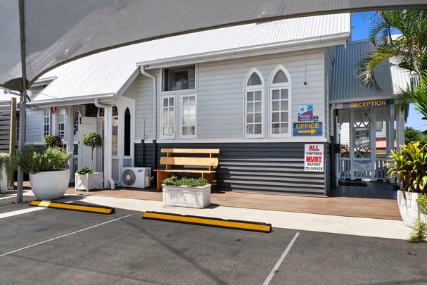 Undercover Parking outside Reception