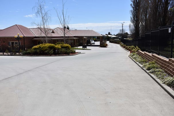 Reception Area Parking and Entrance