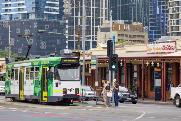 Victoria Market Tram stop 57
