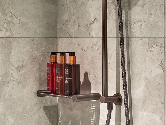 Aiden Darling Harbour bathroom rituals close-up