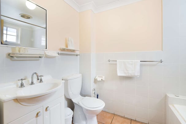 Deluxe family room bathroom