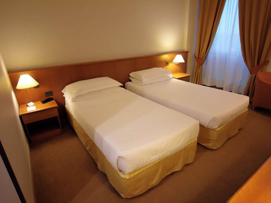 Standard Two Twin Bed Guest Room