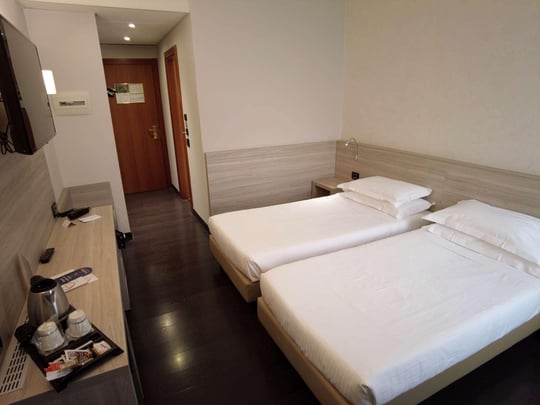 Standard Two Twin Bed Guest Room