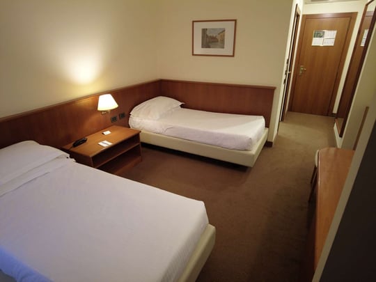 Room at zero floor - bathroom with f