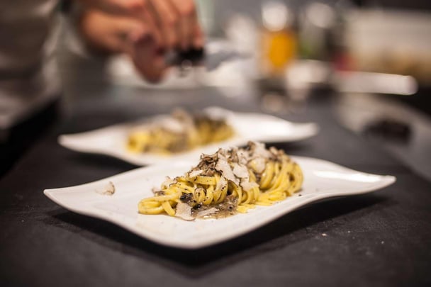 Restaurant truffle dish