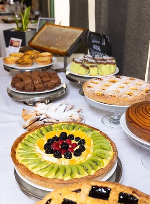 Cakes buffet breakfast