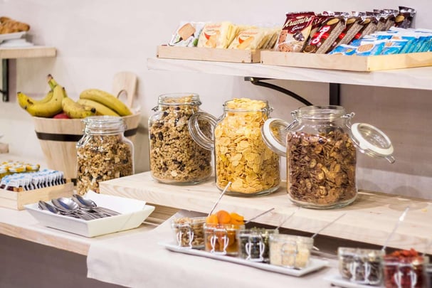 hotel buffet breakfast