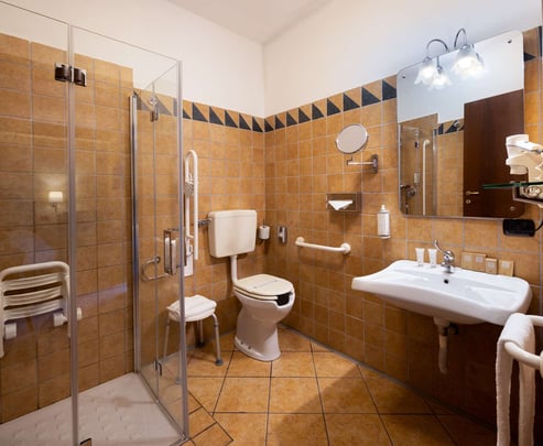 Bathroom for disabled people