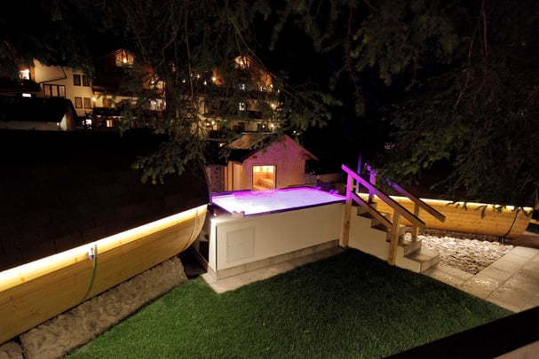 Garden SPA by night