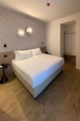 Two Bedroom Guest Room with One King Bed and One Twin Bed