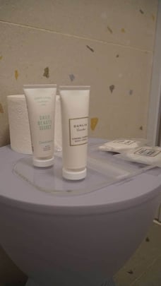 Complimentary Toiletries in the Comfortable Guest Rooms