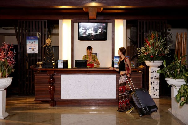 Hotel Lobby - Front Desk