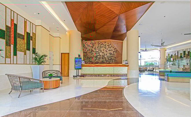 Lobby and Reception Desk