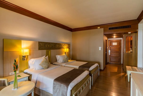 Deluxe Ground Terrace Twinbeds