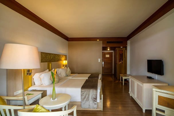 Deluxe Ground Terrace Twinbeds