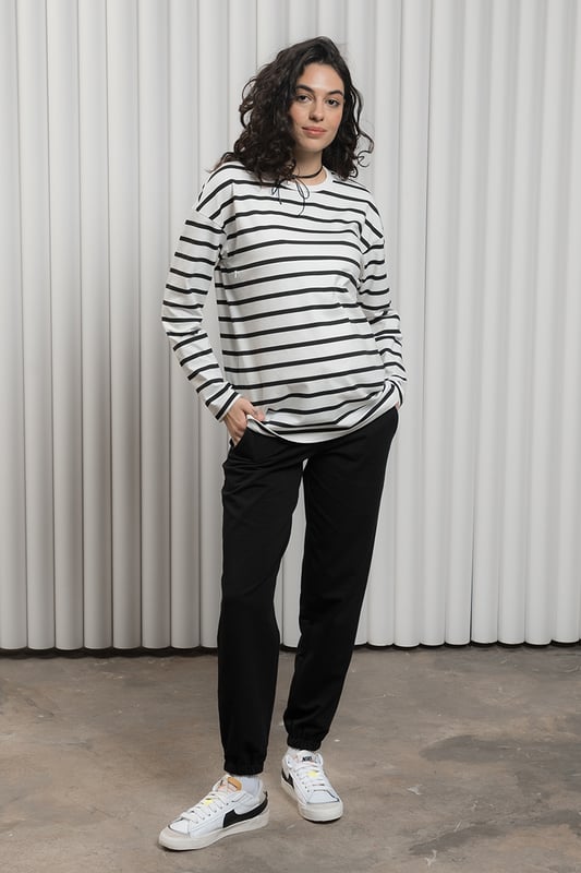 Штани-джогери для вагітних DIDO TR-25.011 чорний