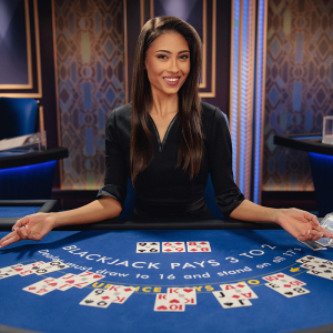 Live - Blackjack 62 - Azure