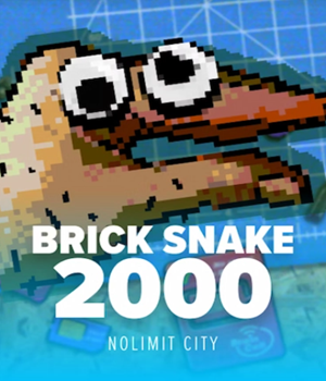 Imagem do jogo BRICK SNAKE 2000
