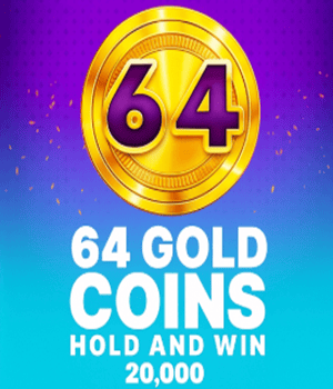 64 Gold Coins Hold and Win 20,000