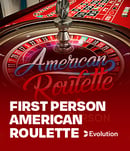 First Person American Roulette Sorte na Bet