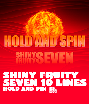Imagem do jogo Shiny Fruity Seven 10 Lines Hold and Spin